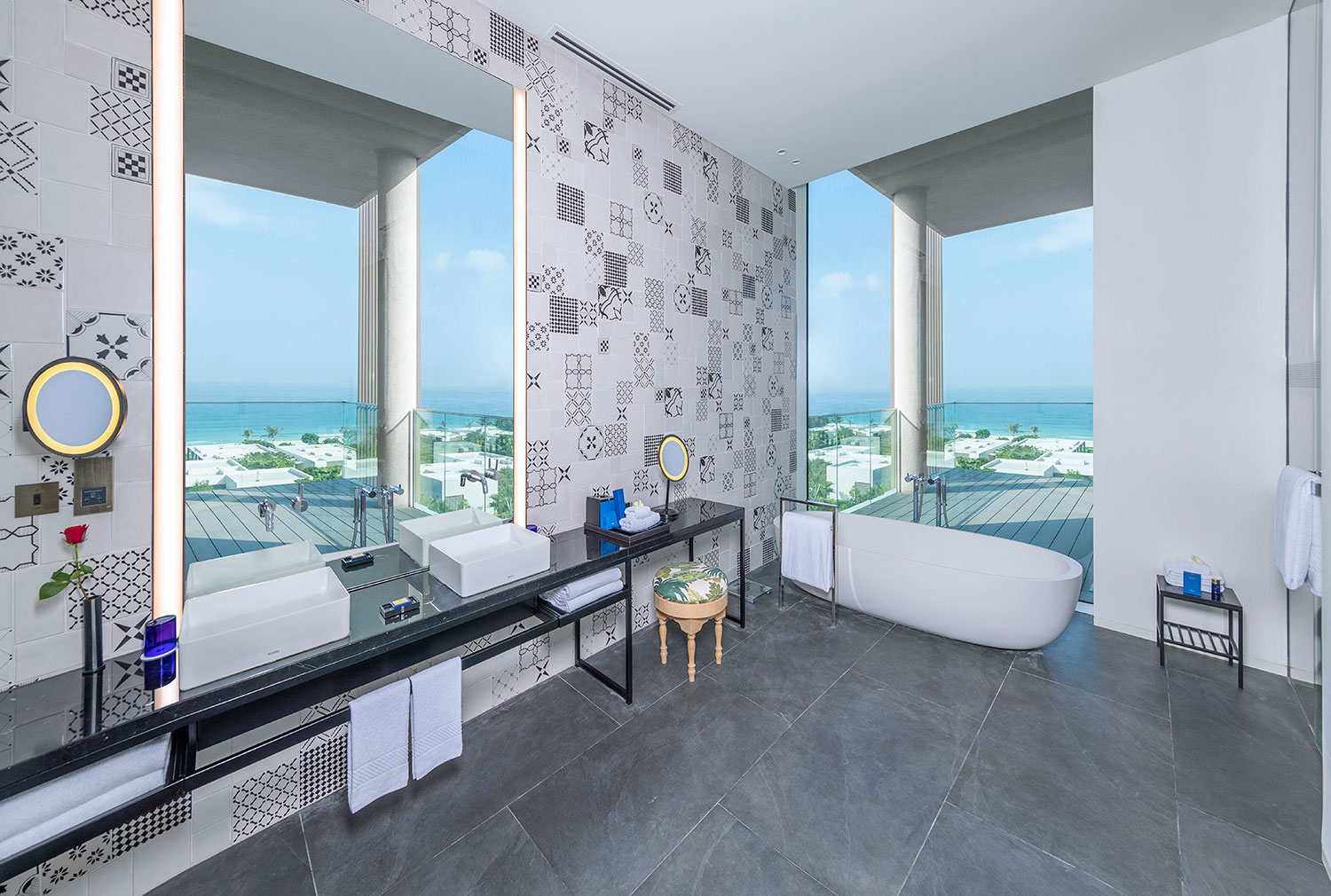Bathroom,-Kohinoor-Suite-with-Private-Terrace---The-Oberoi-Beach-Resort,-Al-Zorah-(2)