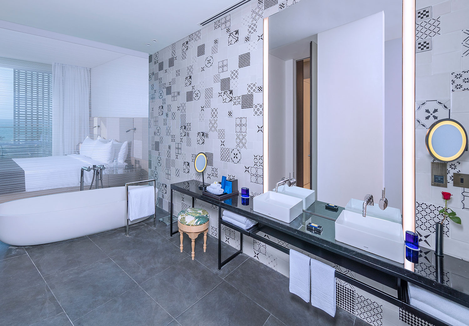 Bathroom,-Premier-Room-with-Private-Terrace---The-Oberoi-Beach-Resort,-Al-Zorah